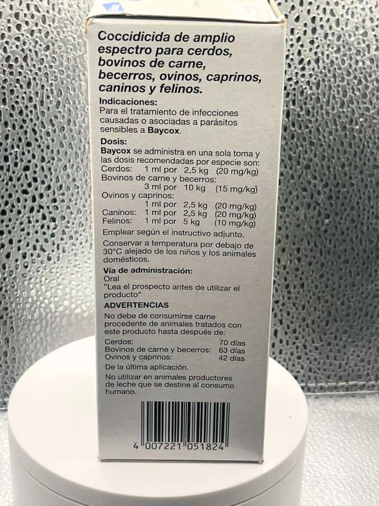 Baycox 5% 250 mL