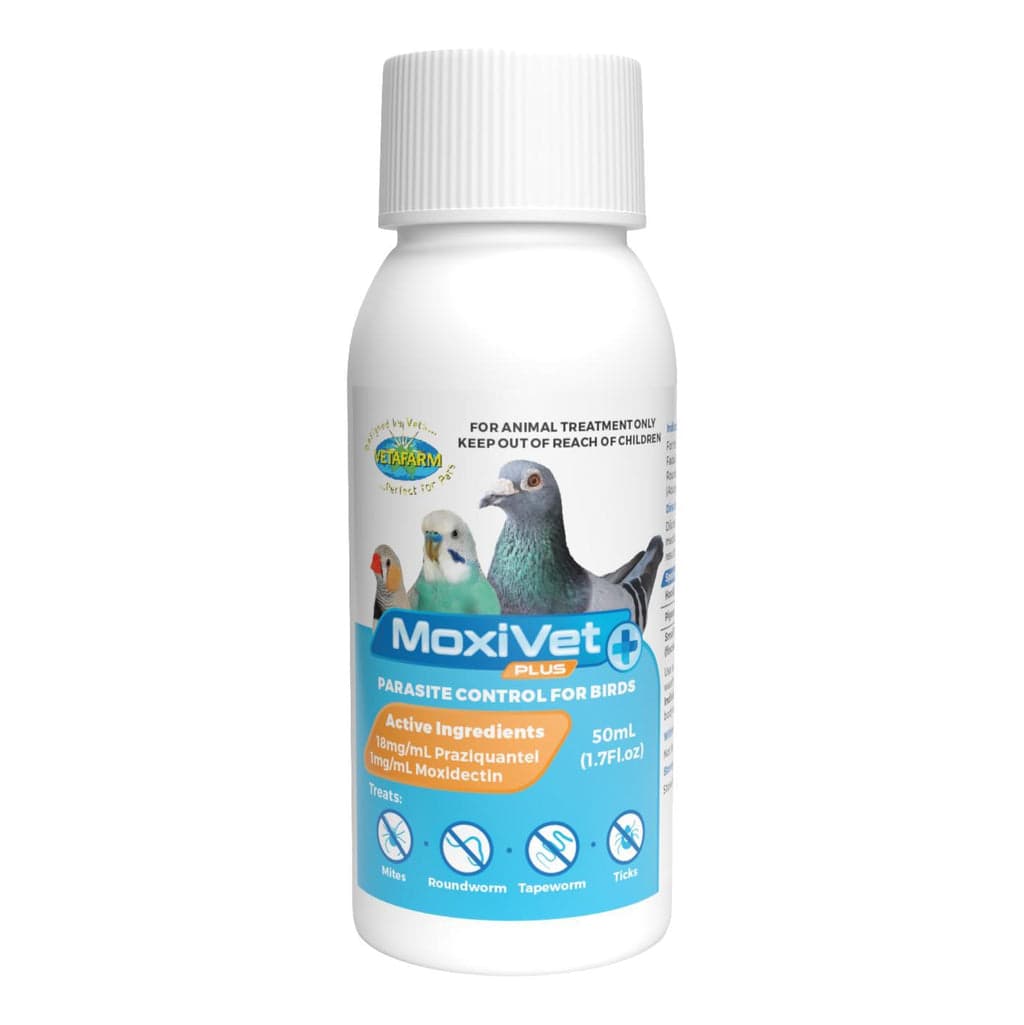 MoxiVet Plus Bird Parasite Control Liquid for Pigeons 50ml