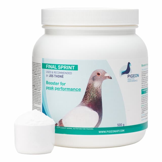 PHP Final Sprint 250g racing pigeon powder from Pigeon Health and Performance,