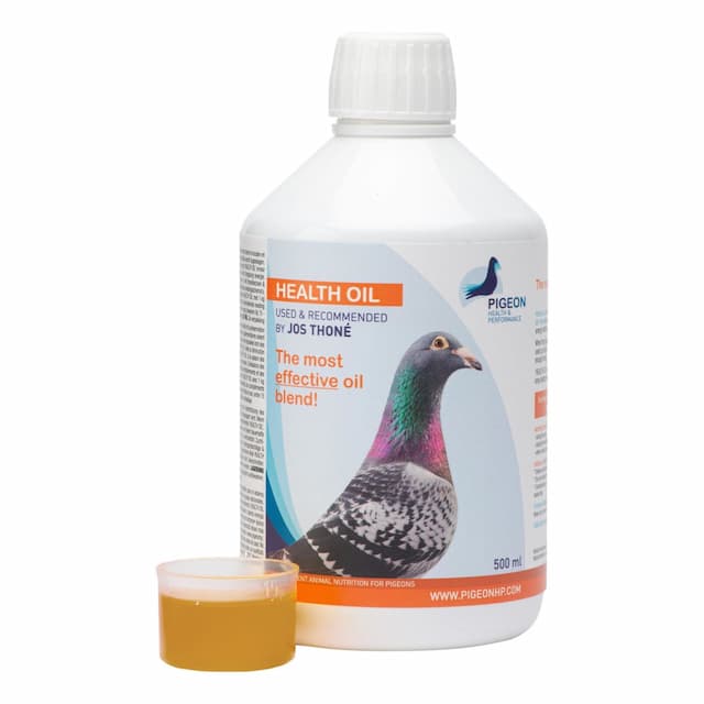 PHP Health Oil racing pigeon oil blend 500 ml and 1 L bottle